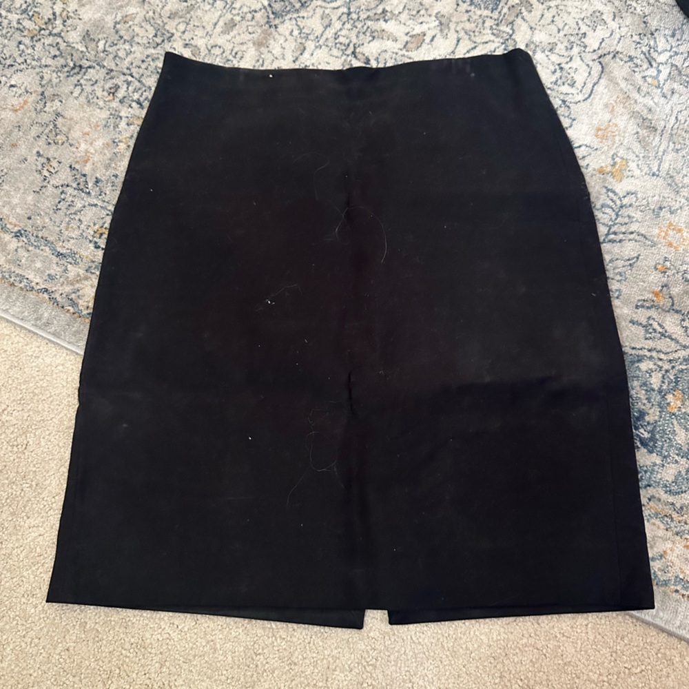 J. Crew Black Pencil Skirt